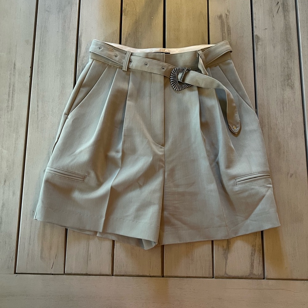 Frankie Shop STAGE Belted Shorts